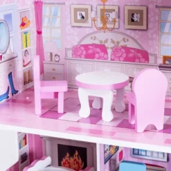 Costway 28'' Pink Dollhouse W/ Furniture Gliding Elevator Rooms 3 Levels Young Girls Toy 14 Costway 28'' Pink Dollhouse W/ Furniture Gliding Elevator Rooms 3 Levels Young Girls Toy -Costway Store GUEST 5f2d2136 5e0e 409e 96e4 6b1f1873c765