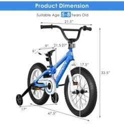 Babyjoy 16'' Kids Bike Bicycle W/ Training Wheels For 5-8 Years Old Girls Boys 18 Babyjoy 16'' Kids Bike Bicycle W/ Training Wheels For 5-8 Years Old Girls Boys -Costway Store GUEST 5f921427 0517 458c be58 e17f392066cf