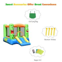 Costway Inflatable Bounce House Jumper Castle Kids Playhouse W/ Basketball Hoop & Slide 16 Costway Inflatable Bounce House Jumper Castle Kids Playhouse W/ Basketball Hoop & Slide -Costway Store GUEST 61d565c8 c81a 4439 815e 72d69ce7485d
