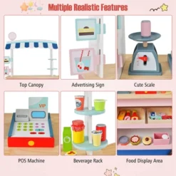 Costway Kids Snacks & Sweets Food Cart Kids Toy Cart Play Set With 30 PCS Accessories 12 Costway Kids Snacks & Sweets Food Cart Kids Toy Cart Play Set With 30 PCS Accessories -Costway Store GUEST 63565b38 3e3e 43b9 9e7c 1254e508e97e