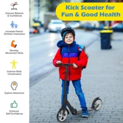 Costway Folding Kick Scooter Lightweight Sports Scooter For Teens Adult Wish Strap 8'' Wheel -Costway Store GUEST 63b3174a 5cf7 4bf8 9043 bafe85557ea9