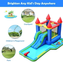 Costway Inflatable Bouncer Climbing Slide Bounce House Water Park BallPit Without Blower 14 Costway Inflatable Bouncer Climbing Slide Bounce House Water Park BallPit Without Blower -Costway Store GUEST 65bda56d 5107 465d b861 6447931cd8a0