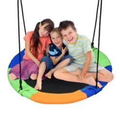 Costway 40'' Flying Saucer Tree Swing Outdoor Play Set W/ Adjustable Ropes Colorful/Camouflage Green 20 Costway 40'' Flying Saucer Tree Swing Outdoor Play Set W/ Adjustable Ropes Colorful/Camouflage Green -Costway Store GUEST 66c1ee80 35b6 47d3 beb5 405b29a2f344