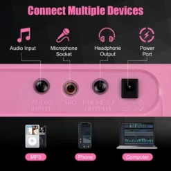 Costway 61-Key Electric Piano Portable Digital Keyboard W/Lighted Key Music Stand Pink 13 Costway 61-Key Electric Piano Portable Digital Keyboard W/Lighted Key Music Stand Pink -Costway Store GUEST 6796a338 c314 4b84 8a21 98818f1aa255