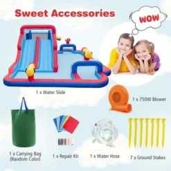 Costway Inflatable Water Slide Park Kids Bounce House Climbing Jumping With 750W Blower 15 Costway Inflatable Water Slide Park Kids Bounce House Climbing Jumping With 750W Blower -Costway Store GUEST 67affa98 ad4e 4f5e beee 85b7e2eec99d