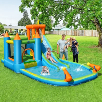 Bountech Inflatable Water Slide Kids Bounce House Splash Pool Without Blower 4 Bountech Inflatable Water Slide Kids Bounce House Splash Pool Without Blower - Image 4