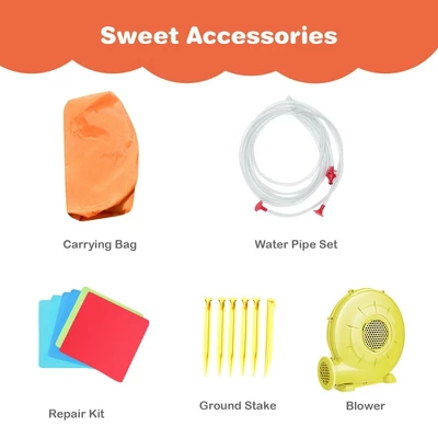 Costway Inflatable Bounce House Water Slide Park Bouncer Children Jumper With 350W Blower 3 Costway Inflatable Bounce House Water Slide Park Bouncer Children Jumper With 350W Blower - Image 3