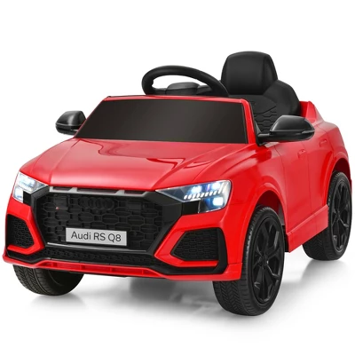 Costway Kids Ride On Car 12V Licensed Audi RS Q8 With Remote Control Lights Music WhiteBlackGreenPinkRed 12 Costway Kids Ride On Car 12V Licensed Audi RS Q8 With Remote Control Lights Music WhiteBlackGreenPinkRed - Image 12