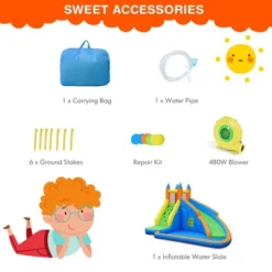 Costway Inflatable Water Slide Mighty Bounce House Jumper Castle W/ 480W Blower 13 Costway Inflatable Water Slide Mighty Bounce House Jumper Castle W/ 480W Blower -Costway Store GUEST 6add4c31 dd27 441b 9396 04e0f0ed8565