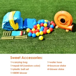 Costway Inflatable Bounce House Kids Slide Jumping Castle Bouncer W/Pool And 580W Blower 15 Costway Inflatable Bounce House Kids Slide Jumping Castle Bouncer W/Pool And 580W Blower -Costway Store GUEST 6bf263cb 48b9 4a12 8809 673c88460301