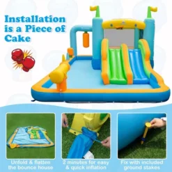 Costway Inflatable Water Slide Giant Kids Bounce House Park Splash Pool With 750W Blower 14 Costway Inflatable Water Slide Giant Kids Bounce House Park Splash Pool With 750W Blower -Costway Store GUEST 6e4c0a86 6814 4025 8f54 2f991ad6907f