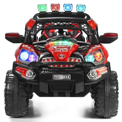 Costway 12V Kids Ride On Truck Car SUV MP3 RC Remote Control With LED Lights Music 6 Costway 12V Kids Ride On Truck Car SUV MP3 RC Remote Control With LED Lights Music - Image 6