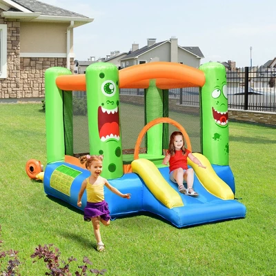 Costway Kids Playing Inflatable Bounce House Jumping Castle Game Fun Slider 480W Blower 2 Costway Kids Playing Inflatable Bounce House Jumping Castle Game Fun Slider 480W Blower - Image 2