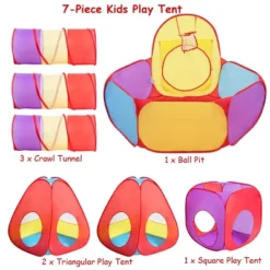 Costway 7pc Kids Ball Pit Play Tents & Tunnels Pop Up Baby Toy Gifts 13 Costway 7pc Kids Ball Pit Play Tents & Tunnels Pop Up Baby Toy Gifts -Costway Store GUEST 6f664e8b 4ce4 4286 916b 4e885d363c6a