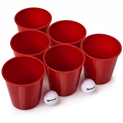Costway Yard Pong Giant Pong Game Set Carry Bag Outdoor Backyard Game 9 Costway Yard Pong Giant Pong Game Set Carry Bag Outdoor Backyard Game - Image 9