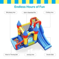 Costway Inflatable Bounce House Slide Bouncer Kids Castle Jumper W/ Balls & 780W Blower 13 Costway Inflatable Bounce House Slide Bouncer Kids Castle Jumper W/ Balls & 780W Blower -Costway Store GUEST 714e234f 68bf 450f 8d15 98956c0297d0