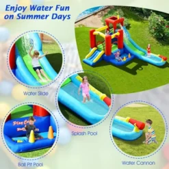 Costway 9-in-1 Inflatable Water Slide Kids Bounce Castle Giant Water Park W/ 860W Blower 12 Costway 9-in-1 Inflatable Water Slide Kids Bounce Castle Giant Water Park W/ 860W Blower -Costway Store GUEST 738b3b57 aff3 4ea4 a2f7 d46447cbb954