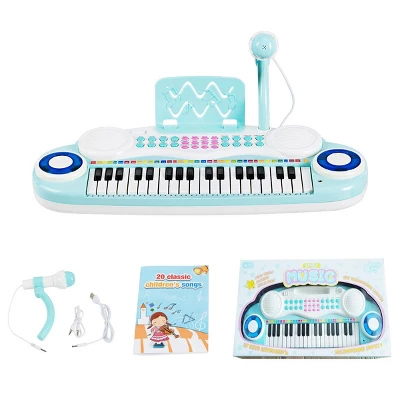 Costway 37-Key Toy Keyboard Piano Electronic Musical Instrument BluePink 10 Costway 37-Key Toy Keyboard Piano Electronic Musical Instrument BluePink - Image 10