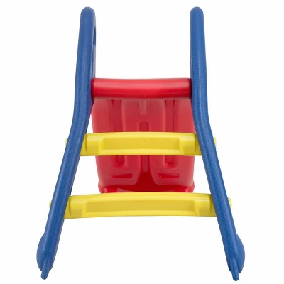 Costway 2 Step Children Folding Slide Plastic Fun Toy Up-down Suitable For Kids 9 Costway 2 Step Children Folding Slide Plastic Fun Toy Up-down Suitable For Kids - Image 9