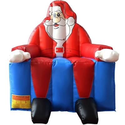 Costway Inflatable Santa Claus Water Park Castle Jumper Christmas Bounce House Without Blower 1 Costway Inflatable Santa Claus Water Park Castle Jumper Christmas Bounce House Without Blower