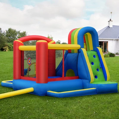 Costway Inflatable Kid Bounce House Slide Climbing Splash Pool Jumping Castle Without Blower 2 Costway Inflatable Kid Bounce House Slide Climbing Splash Pool Jumping Castle Without Blower - Image 2