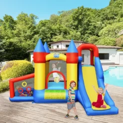 Costway Inflatable Bounce House Slide Bouncer Kids Castle Jumper W/ Balls & 780W Blower 11 Costway Inflatable Bounce House Slide Bouncer Kids Castle Jumper W/ Balls & 780W Blower -Costway Store GUEST 746fbb99 f25c 46b0 a3ae 7ea266ce0146