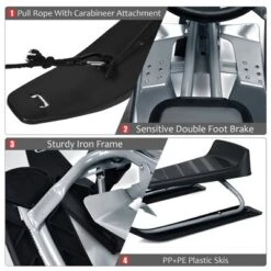 Costway Kids Snow Racer Sled W/Steering Wheel Double Brakes Pull Rope Iron Frame 18 Costway Kids Snow Racer Sled W/Steering Wheel Double Brakes Pull Rope Iron Frame -Costway Store GUEST 74ce09ed ecb7 4c5d bd70 5d3a1fed8c66