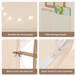 Costway Kids Play Castle Tent Large Playhouse Toys Gifts With Star Lights Washable Mat 17 Costway Kids Play Castle Tent Large Playhouse Toys Gifts With Star Lights Washable Mat -Costway Store GUEST 76a30047 50ac 43fd aa83 3aae253443db