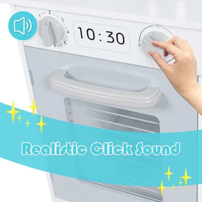 Costway Kids Kitchen Playset Cookware Cooking Set With Pots & Pans 4 Costway Kids Kitchen Playset Cookware Cooking Set With Pots & Pans - Image 4