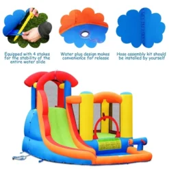 Costway Inflatable Bounce House Kid Water Splash Pool Slide Jumping Castle W/740W Blower 13 Costway Inflatable Bounce House Kid Water Splash Pool Slide Jumping Castle W/740W Blower -Costway Store GUEST 7b75cbfd bb3b 43a4 bca1 e56792f7e60b