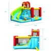Costway Inflatable Kids Water Slide Jumper Bounce House Splash Water Pool W/ 735W Blower
