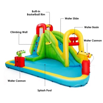 Costway Inflatable Water Slide Kids Bounce House Without Blower 2 Costway Inflatable Water Slide Kids Bounce House Without Blower - Image 2