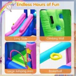 Bountech Inflatable Bounce Castle Dual Slides Jumping Bouncer W/ Climbing Wall 15 Bountech Inflatable Bounce Castle Dual Slides Jumping Bouncer W/ Climbing Wall -Costway Store GUEST 7e6370e0 7bda 49ca b085 8482c9504a80