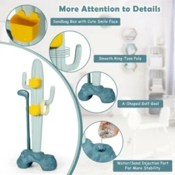 Costway 3-in-1 Sports Activity Center W/Golf & Ring-Toss Cactus Toy Stand 17 Costway 3-in-1 Sports Activity Center W/Golf & Ring-Toss Cactus Toy Stand -Costway Store GUEST 7ee2eb94 5226 4bbc aa80 9b1840b5a92f