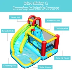 Costway Inflatable Kids Water Slide Jumper Bounce House Splash Water Pool With 550W Blower 11 Costway Inflatable Kids Water Slide Jumper Bounce House Splash Water Pool With 550W Blower -Costway Store GUEST 7f03ead2 cd2b 46a5 8927 2655058bb0d7