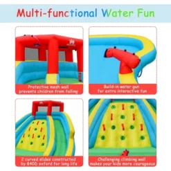 Costway Inflatable Mighty Water Park Bouncy Splash Pool Climbing Wall W/ 735W Blower 16 Costway Inflatable Mighty Water Park Bouncy Splash Pool Climbing Wall W/ 735W Blower -Costway Store GUEST 7f1df7c9 680b 45b9 af9d ad62fbf1c267