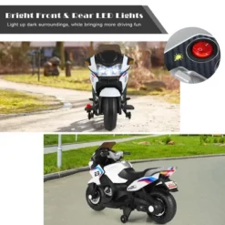 Costway 12V Kids Ride On Motorcycle Electric Motor Bike W/ Training Wheels & Light White 12 Costway 12V Kids Ride On Motorcycle Electric Motor Bike W/ Training Wheels & Light White -Costway Store GUEST 81b09777 5c81 47ec b363 d1003d367a25