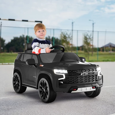 Costway 12V Kids Ride On Car Chevrolet Tahoe Electric Truck SUV Remote W/ Light & Music 1 Costway 12V Kids Ride On Car Chevrolet Tahoe Electric Truck SUV Remote W/ Light & Music