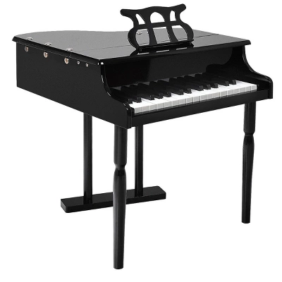Childs 30 Key Toy Grand Baby Piano W/ Kids Bench Wood Black New 6 Childs 30 Key Toy Grand Baby Piano W/ Kids Bench Wood Black New - Image 6