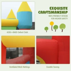 Costway Inflatable Bounce House Slide Jumping Castle W/ Tunnels Ball Pit & 480W Blower 15 Costway Inflatable Bounce House Slide Jumping Castle W/ Tunnels Ball Pit & 480W Blower -Costway Store GUEST 833b51a5 d712 48bd 8367 161a8bfdeaf0