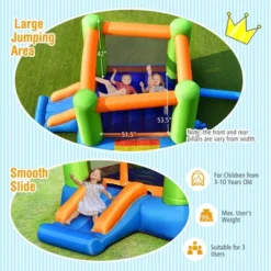 Costway Inflatable Bounce House Kids Jumping Playhouse Indoor & Outdoor Without Blower 12 Costway Inflatable Bounce House Kids Jumping Playhouse Indoor & Outdoor Without Blower -Costway Store GUEST 83c3f8f6 38cc 4883 902f e83b4ea24637