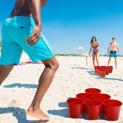 Costway Yard Pong Giant Pong Game Set Carry Bag Outdoor Backyard Game 1 Costway Yard Pong Giant Pong Game Set Carry Bag Outdoor Backyard Game