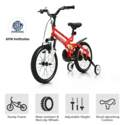 Costway 16'' Kids Bike Toddlers Adjustable Freestyle Bicycle W/ Training Wheels 15 Costway 16'' Kids Bike Toddlers Adjustable Freestyle Bicycle W/ Training Wheels -Costway Store GUEST 84138317 030c 4d65 bdae e831bfd0c716