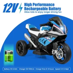 Costway 12V Kids Ride On Motorcycle Licensed BMW 3 Wheels Electric Toy W/ Light & Music 15 Costway 12V Kids Ride On Motorcycle Licensed BMW 3 Wheels Electric Toy W/ Light & Music -Costway Store GUEST 843fc060 2219 4b77 89f5 33ad2d73f026