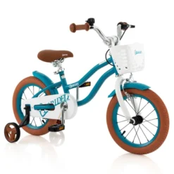 Costway 14'' Kid's Bike With Removable Training Wheels & Basket For 3-5 Years Old Pink/Blue 19 Costway 14'' Kid's Bike With Removable Training Wheels & Basket For 3-5 Years Old Pink/Blue -Costway Store GUEST 8547ee29 35a6 4587 bc15 8a8fda9c7ab7
