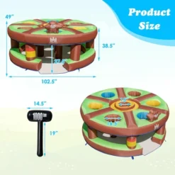 Costway Inflatable Whack-a-Mole Themed Castle For Kids Interactive Game W/ 480W Blower 11 Costway Inflatable Whack-a-Mole Themed Castle For Kids Interactive Game W/ 480W Blower -Costway Store GUEST 85ccead8 44eb 402d a03c 21ac06cdfbd2