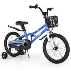 Costway 18'' Kid's Bike With Removable Training Wheels & Basket For 4-8 Years Old White/Blue/Red/Skyblue 24 Costway 18'' Kid's Bike With Removable Training Wheels & Basket For 4-8 Years Old White/Blue/Red/Skyblue -Costway Store GUEST 862d6560 fc4d 4a3c bbd5 1124138e32f3