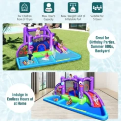 Costway Inflatable Water Slide Castle Kids Bounce House W/ Octopus Style & 750W Blower 12 Costway Inflatable Water Slide Castle Kids Bounce House W/ Octopus Style & 750W Blower -Costway Store GUEST 870ff931 1f04 48c2 b5c9 1809fb5c269d