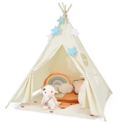 Costway Kids Canvas Play Tent Foldable Playhouse Toys For Indoor Outdoor 16 Costway Kids Canvas Play Tent Foldable Playhouse Toys For Indoor Outdoor -Costway Store GUEST 8856c9ec 1b23 4a6e 9303 2a9f6b64aa24