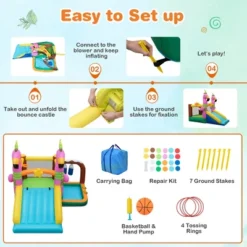 Costway Flamingo-Themed Bounce Castle 7-in-1 Kids Inflatable Jumping House 19 Costway Flamingo-Themed Bounce Castle 7-in-1 Kids Inflatable Jumping House -Costway Store GUEST 8a58c34e 1f7f 45b0 bd4f 0ae9e3490aa2